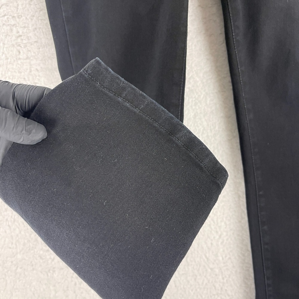 NYDJ Jeans Womens Size 4 Black Denim Straight Legging Stretch Mid-Rise Casual‎ - Picture 8 of 16